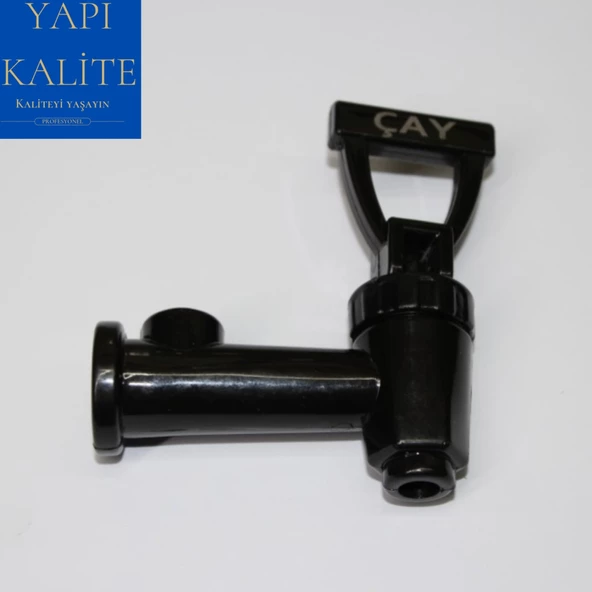 Semaver Çaydanlık Musluğu Içten Dişli Siyah Seviye Gösterge Çıkışlı - Resim 2