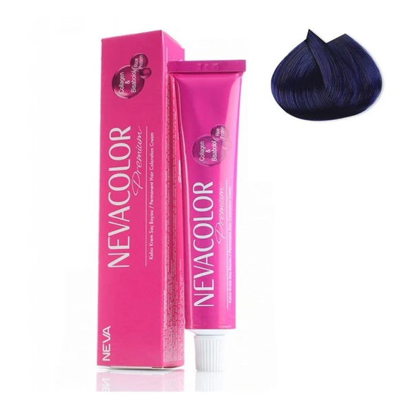 Nevacolor Tüp Saç Boyası 011 Yoğun Mavi 50ml ürün görseli 1