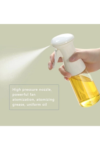 Zeytinyağı Limon Cam Sprey Şişesi Cam Yağ Püskürtücü Yağdanlık Airfryer Tasarruf 200 ml - 3