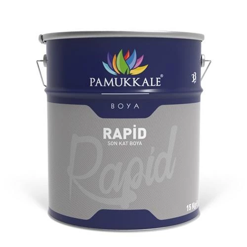 Pamukkale 1402 Rapid Endüstriyel Boya 60-70 Gloss 15 Kg Açık Gri Ral 7035
