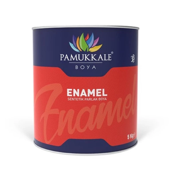 Pamukkale Enamel Sentetik Parlak Boya 5 Kg Mat Beyaz
