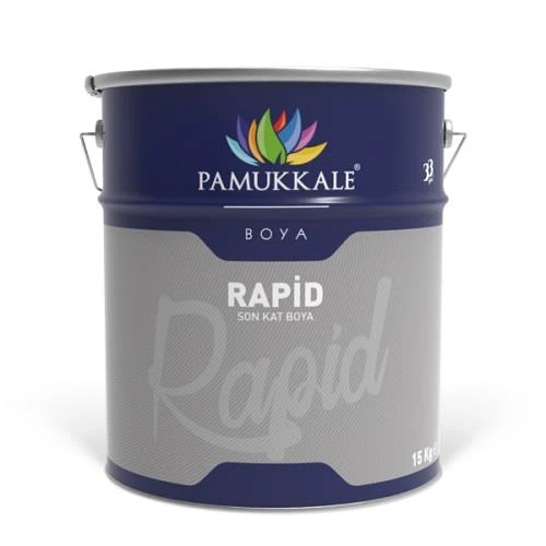 Pamukkale 1402 Rapid Endüstriyel Boya 60-70 Gloss 15 Kg Turuncu Ral 2009