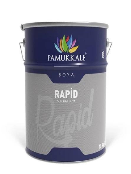 Pamukkale 1471 Rapid Endüstriyel Boya 30-40 Gloss 15 Kg Ultramarin Mavi Ral 5002