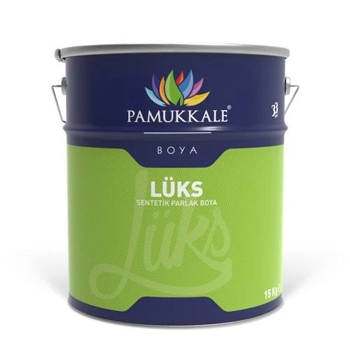Pamukkale Lüks Parlak Sentetik Yağlı Boya 15 Lt Beyaz Ral 9016