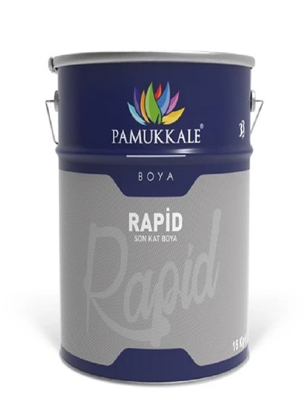 Pamukkale 1402 Rapid Endüstriyel Boya 60-70 Gloss 15 Kg Kırık Beyaz Ral 9003
