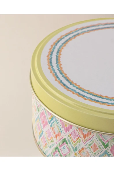 Collin Yuvarlak Metal Kutu Küçük - Resim 4