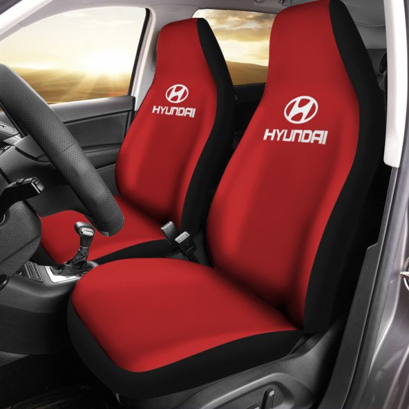 Hyundai Getz  Araca Özel Oto Koltuk Kılıfı PRO - Kırmızı ( Yeni Tasarım - Yeni Fit Kalıp )