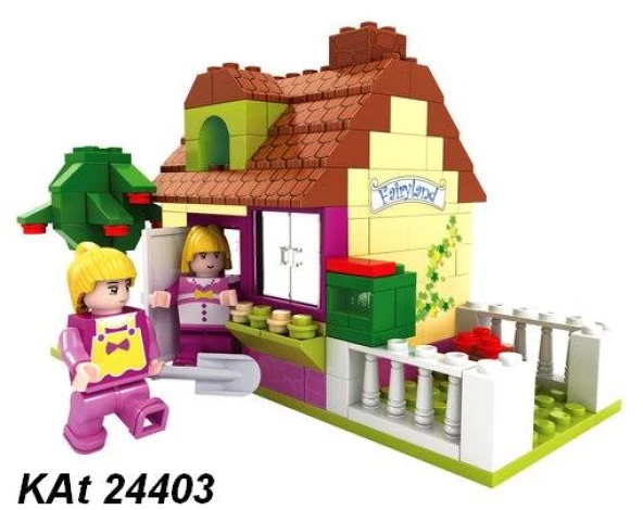 Ausini-Asya Brick 24403 Fairyland Serisi, Ağaçlı EV 156 Parça