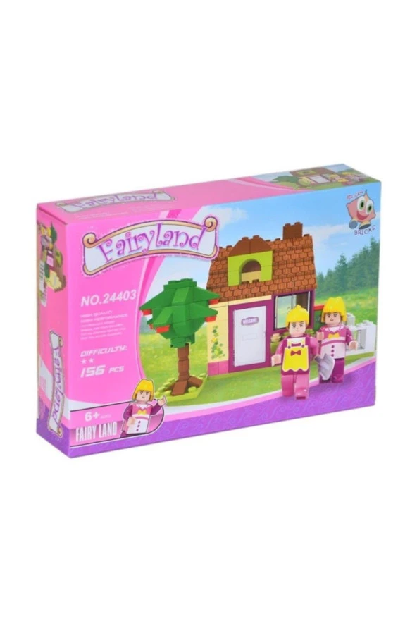 Ausini-Asya Brick 24403 Fairyland Serisi, Ağaçlı EV 156 Parça - 2