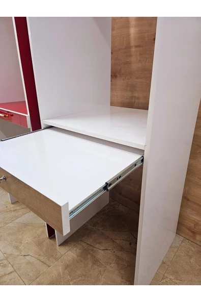 Lavanta Mobilya İmalat MDF REN SAFİR MEŞE ÇAMAŞIR MAKİNESİ VE KURUTMA MAKİNESİ DOLABI - 3