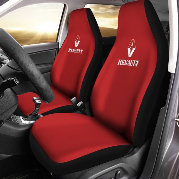 Renault Megane Araca Özel Oto Koltuk Kılıfı PRO - Kırmızı ( Yeni Tasarım - Yeni Fit Kalıp )
