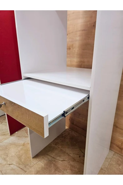 Lavanta Mobilya İmalat MDF REN SAFİR MEŞE ÇAMAŞIR MAKİNESİ VE KURUTMA MAKİNESİ DOLABI - 7