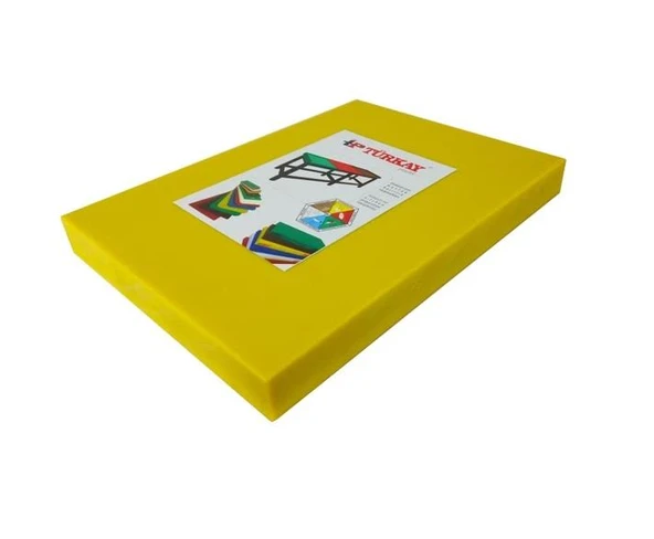 Türkay Polietilen Kesme Tahtası Sarı 32,5x26,5x2cm