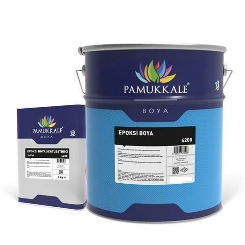 Pamukkale 4200 Epoksi Boya 18 Kg Ral 8017 Koyu Kahve