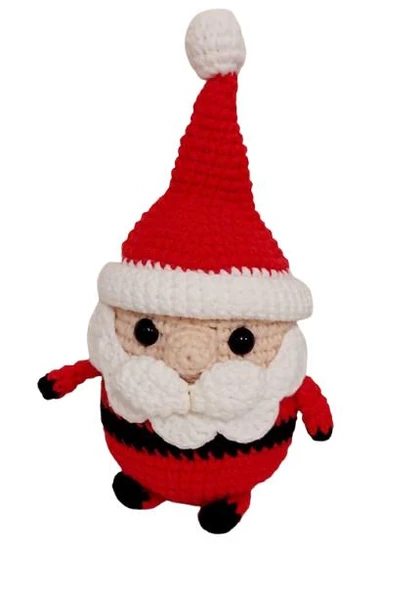 Kırmızı Şans Cücesi Dody Amigurumi Organik Oyuncak - 1