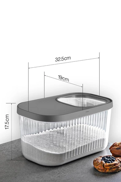 Multi Box Çok Amaçlı Kapaklı Saklama Kabı 7.5 Lt 17,5x32,5x19 cm - Resim 2