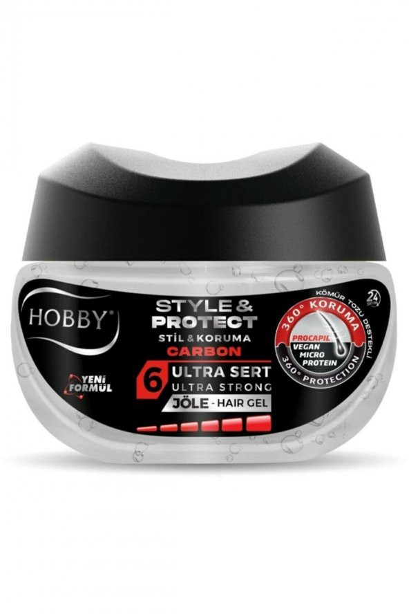 Hobby Style & Protect Ultra Sert Carbon Jöle 250 ml