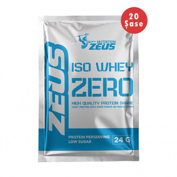 Zeus Nutrition ISO Zero Whey Protein 20 Şase