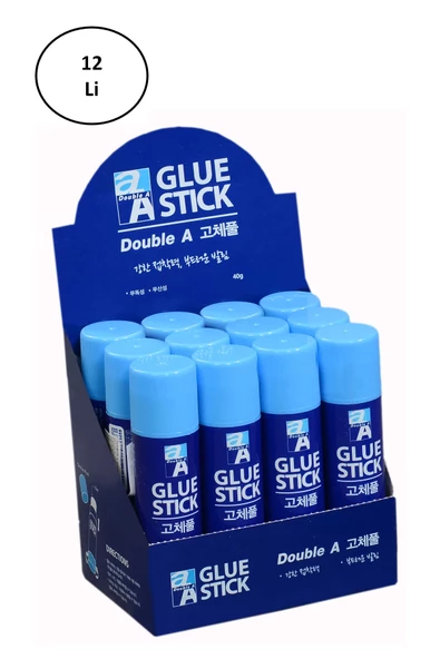 Double A Glue Stick 40 Gram Yapıştırıcı 12'li - 2