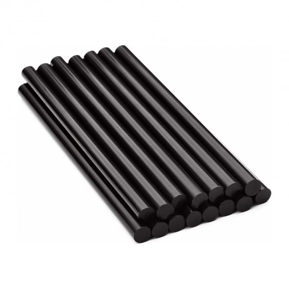 Winnboss Siyah Silikon 20li Sıcak Kalın Mum Silikon 11 mm x 30 cm