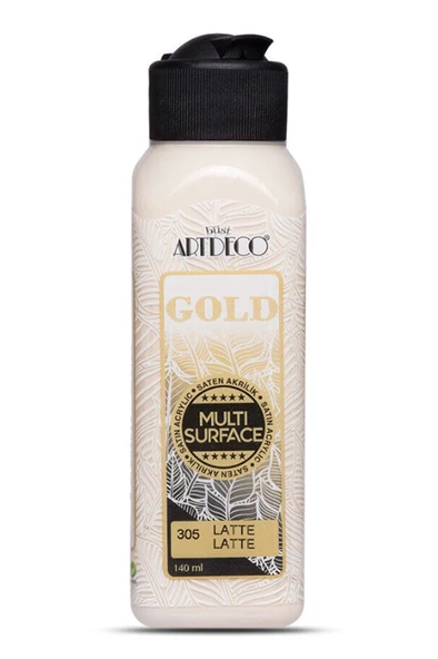 Artdeco Gold Multi Surface Akrilik Boya 140 ml Latte