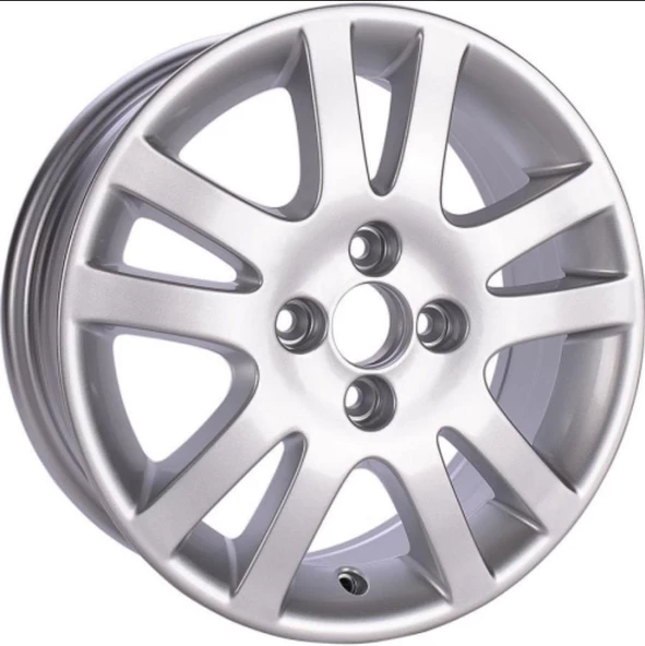 4*100*15*6.0 BK5217 METALLIC SHINY SILVER POWCAN