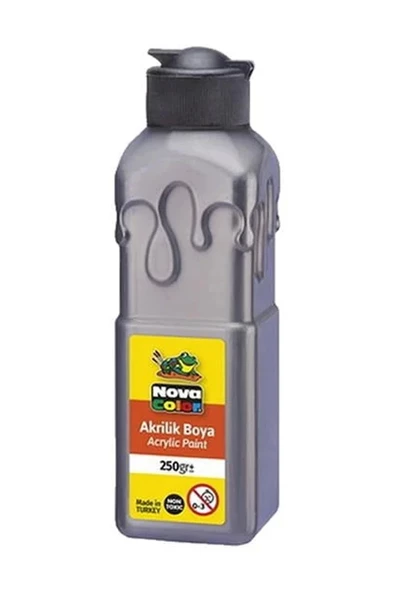Nova Color NC-3023 250 gr Gümüş Akrilik Boya