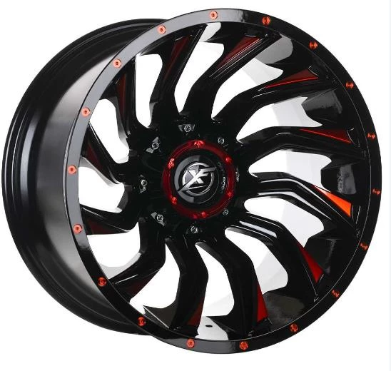 6*139,7*20*12.0 EMR-224-01 GLOSSY BLACK MILLING RED EMR