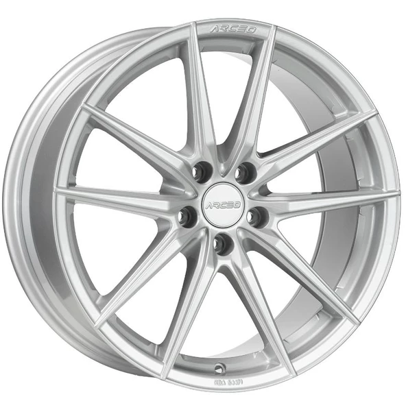 5*120*19*9.5 ET45 CH72.6 White Silver MONACO