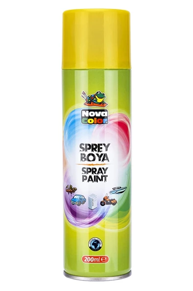 Nova Color Sprey Boya 200 Ml Sarı