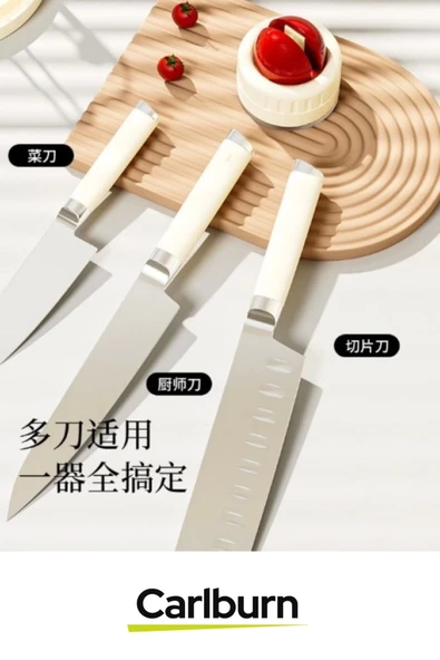 Özel Üretim Paslanmaz Keskinleştirici Vantuzlu Mutfak Makas Şef Ekmek Meyve Bıçak Bileme Aparatı - 4