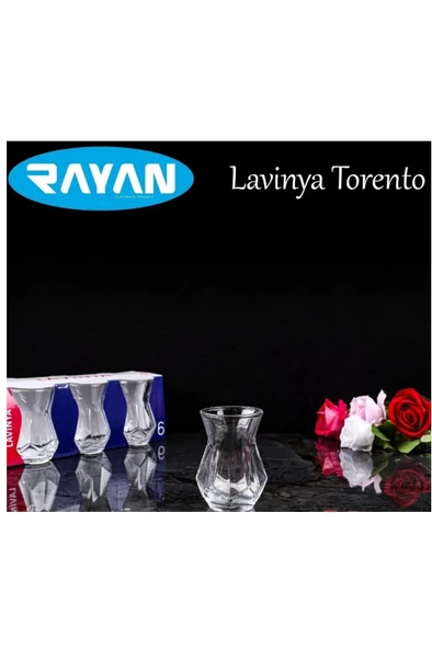 Rayan Lavinya Torento 6'lı Çay Bardağı