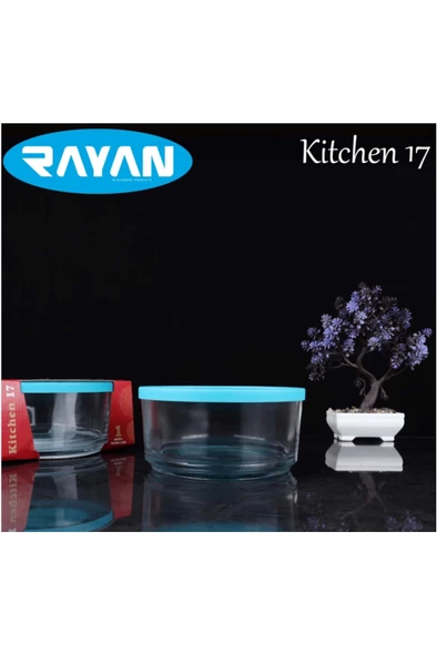Rayan Kitchen Plastik Kapaklı 17 Cm Saklama Kabı Cam ürün görseli