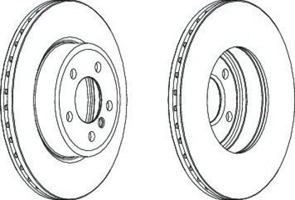 FREN DISKI ON [325   25-234 MM] (BMW:X3 (E83) 2.0I 05-08)