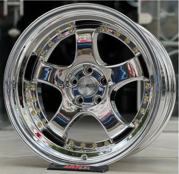 5*120*18*8.5 ET25 CH73.1 CHROME GOLD RÝVETS SSR