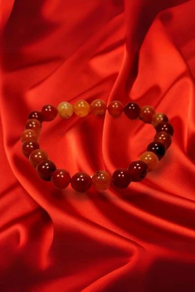 Akik Doğal Taş Bileklik Kutulu - 3