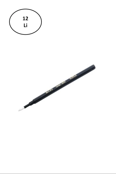 Mikro Ceramic Refil Siyah 0,7 12'li - 2