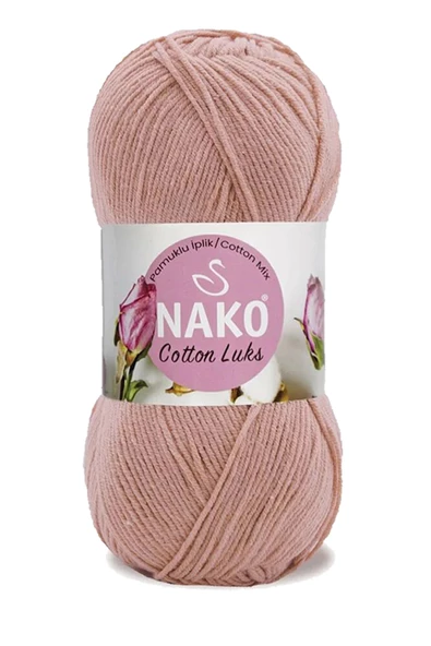 5 Adet Cotton Lüks Yelek Tunik Kazak Bluz Hırka İpi Yünü Pudra 97545 - 2