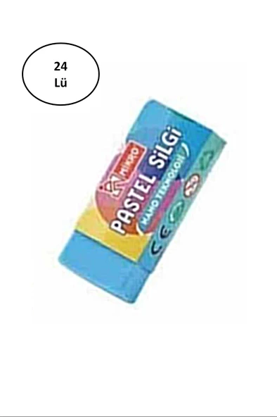 Mikro Pastel Silgi (2b-24p) 24'lü - 3