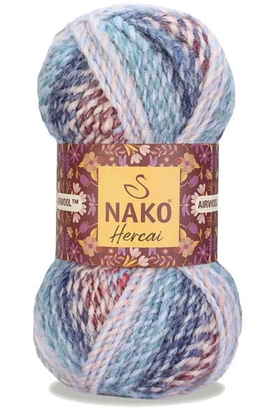 5 Adet Hercai Ebruli Hırka Kazak Atkı Bere El Örgü İpi Yünü 28132 - 2