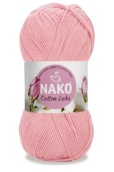 5 Adet Cotton Lüks Yelek Tunik Kazak Bluz Hırka İpi Yünü Açık Pembe 97548 - 2