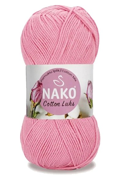 5 Adet Cotton Lüks Yelek Tunik Kazak Bluz Hırka İpi Yünü Pembe 97549 - 2