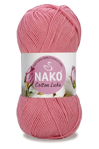 5 Adet Cotton Lüks Yelek Tunik Kazak Bluz Hırka İpi Yünü Gül Pembe 97551 - 2