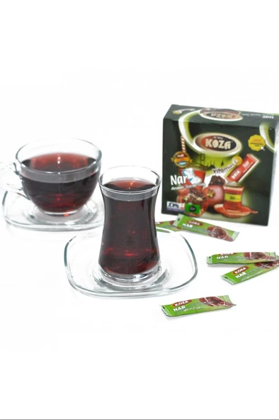 Koza Tek İçimlik Nar Aromalı Toz İçecek 50'li - Resim 2