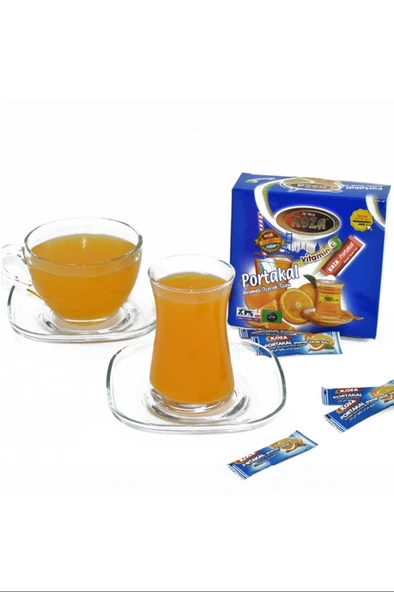 Koza Tek İçimlik Portakal Aromalı Toz İçecek 50'li - Resim 2