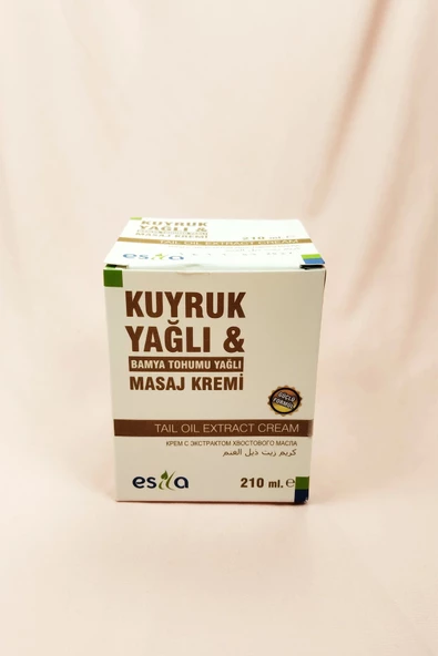 Esila Kuyruk Yağlı Masaj Kremi 210ml Akıllı Krem Royaleks - Resim 3