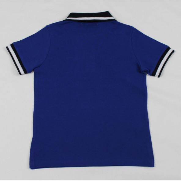North Star Fashion Polo Yaka Erkek Çocuk T-Shirt Saks - 3