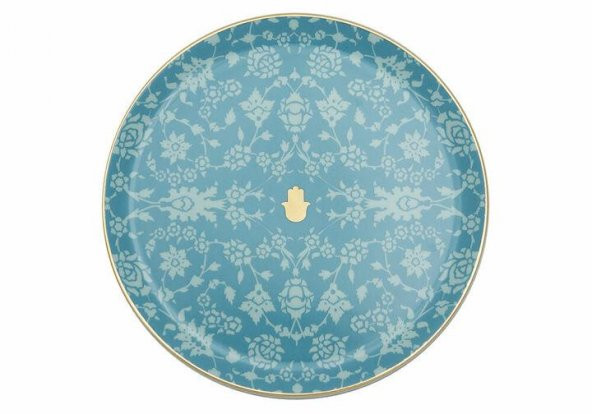 Porland Glamorous 1li Turkuaz Düz Tabak 24cm 04A+P021554