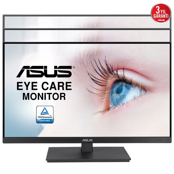 ASUS VA24EQSB 23.8 IPS FREESYNC 1920x1080 5MS 75HZ DP HDMI VGA VESA 3YIL EYECARE. PIVOT CERCEVESIZ MONITOR - 3