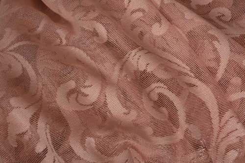 SULTAN 2 MODEL PUDRA RENK TEK KANAT Hazır dikilmiş Pileli Fon Perde 300*260 cm - Resim 5